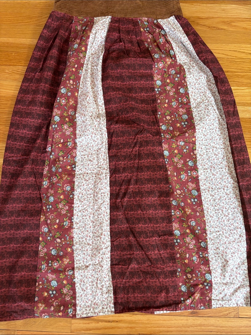 Boho Hippy Grateful Dead Maxi Patchwork Dress. L/XL - Picture 5 of 7